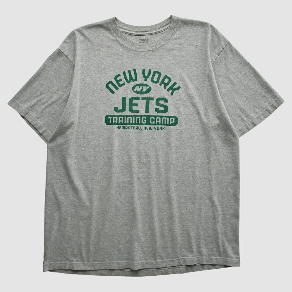 New York Jets Reebok 2000s T-shirt - Heather Gray T-shirts