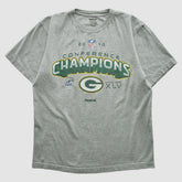 Green Bay Packers Reebok 2010 T-shirt - Heather Gray T-shirts