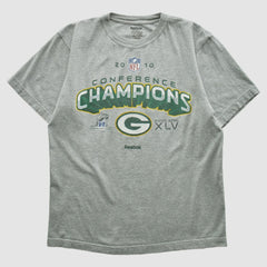 Green Bay Packers Reebok 2010 T-shirt - Heather Gray T-shirts