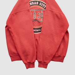 Kansas City Chiefs Hanes 90s Pullover Sweatshirt - Red Pullover