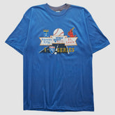 World Series Artex 1985 T-shirt - Blue - Vintage T-shirts