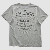 Chicago White Sox Majestic 2010s T-shirt - Heather Gray - Vintage T-shirts