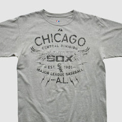 Chicago White Sox Majestic 2010s T-shirt - Heather Gray - Vintage T-shirts