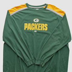 Green Bay Packers NFL 2000s Long Sleeve T-shirt - Green T-shirts