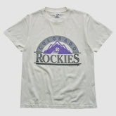 Colorado Rockies Trench 90s T-shirt - White - XXVintage T-shirts