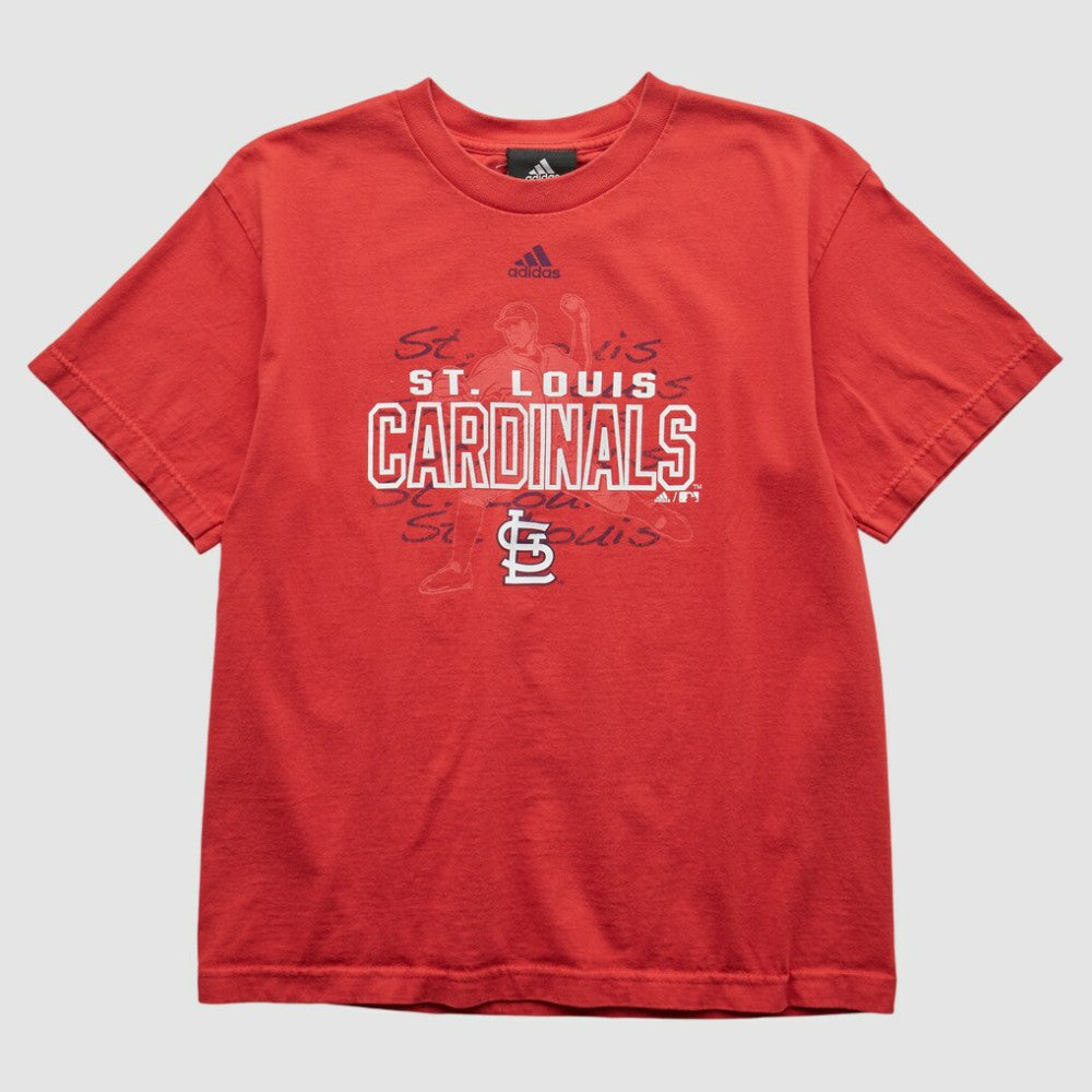 St. Louis Cardinals Adidas 2010s T-shirt - Red - XVintage T-shirts