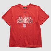 St. Louis Cardinals Adidas 2010s T-shirt - Red - XVintage T-shirts