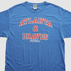 Atlanta Braves MLB Genuine Merchandise 2000s T-shirt - Blue - Vintage T-shirts