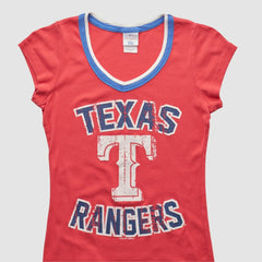 Texas Rangers Campus Lifestyle 2010s T-shirt - Red - XXVintage T-shirts