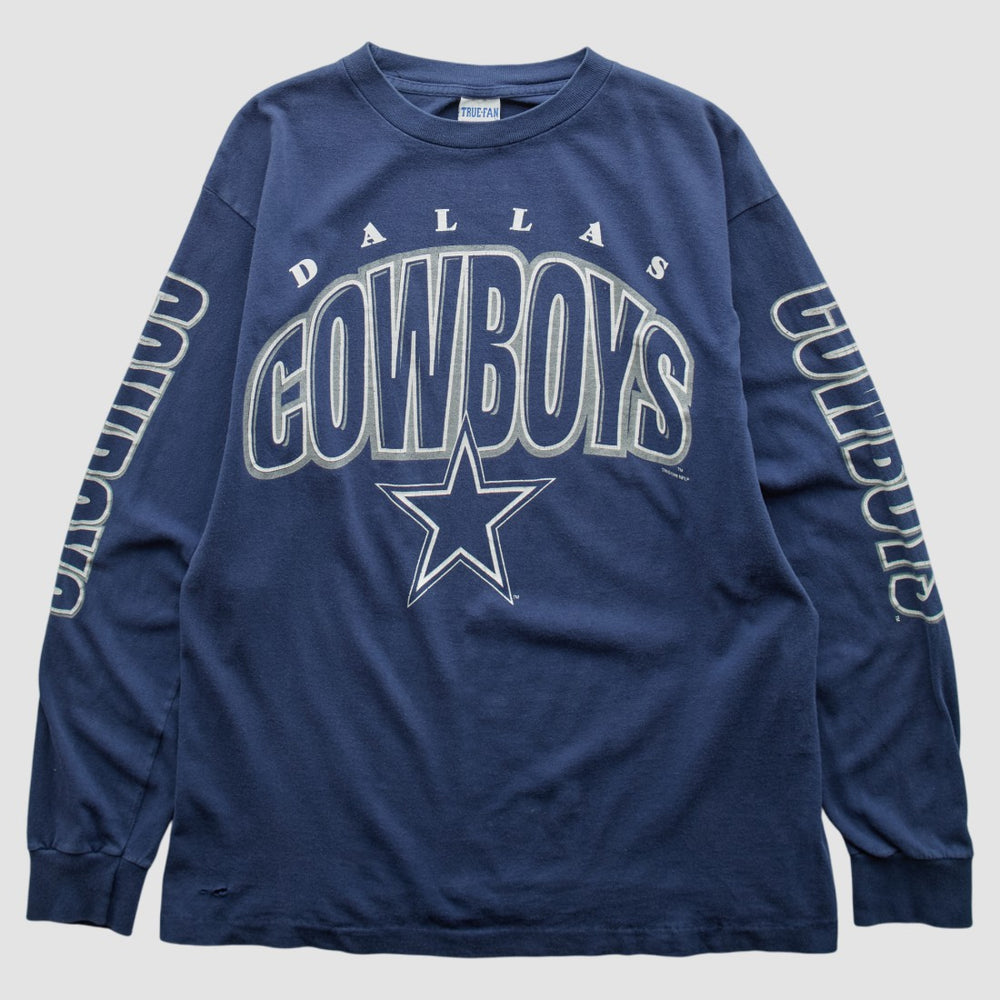 Dallas Cowboys True Fan 90s Long Sleeve T-shirt - Navy T-shirts