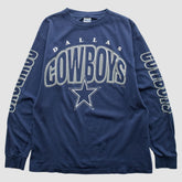 Dallas Cowboys True Fan 90s Long Sleeve T-shirt - Navy T-shirts