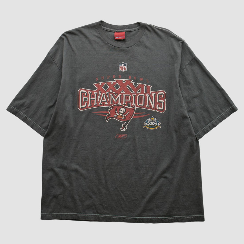 Tampa Bay Buccaneers Reebok 2003 T-shirt - Charcoal T-shirts