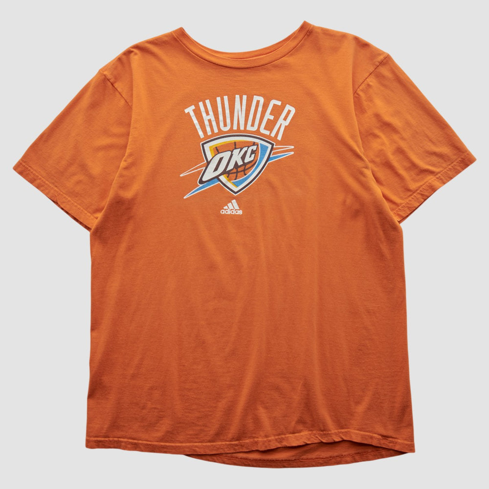 Oklahoma City Thunder Go-to Tee 2010s T-shirt Orange Vintage - Vintage
