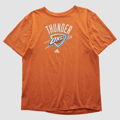Oklahoma City Thunder Go-to Tee 2010s T-shirt Orange Vintage - Vintage