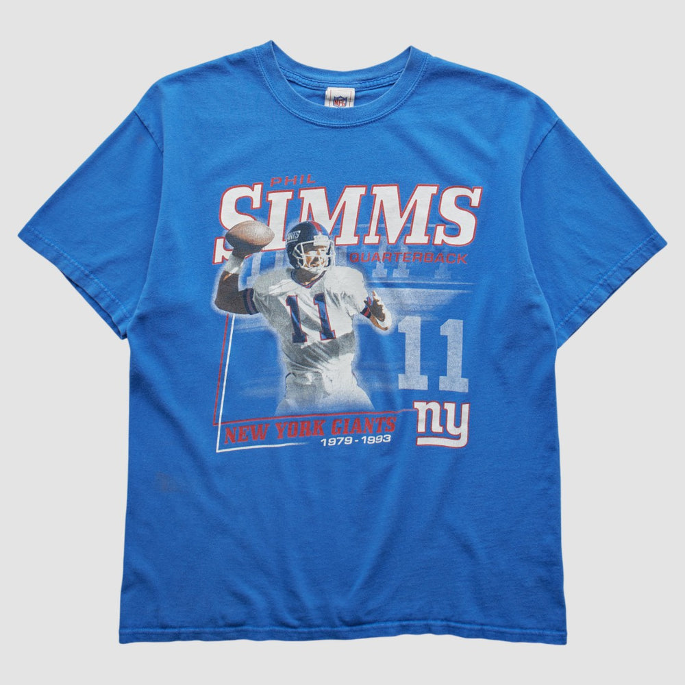 Phil Simms NFL 2000s T-shirt - Blue T-shirts