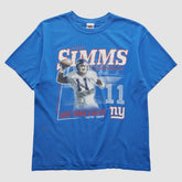 Phil Simms NFL 2000s T-shirt - Blue T-shirts