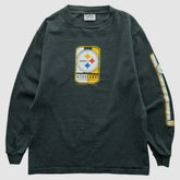 Pittsburgh Steelers Lee Apparel 2001 Long Sleeve T-shirt - Charcoal T-shirts