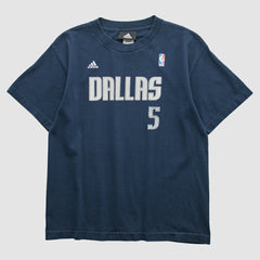 Dallas Mavericks 2010s T-shirt Navy Vintage - Adidas