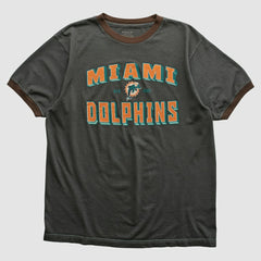 Miami Dolphins Reebok 2000s T-shirt - Charcoal T-shirts