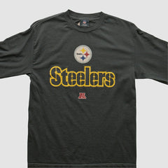 Pittsburgh Steelers NFL 2010s Long Sleeve T-shirt - Black T-shirts