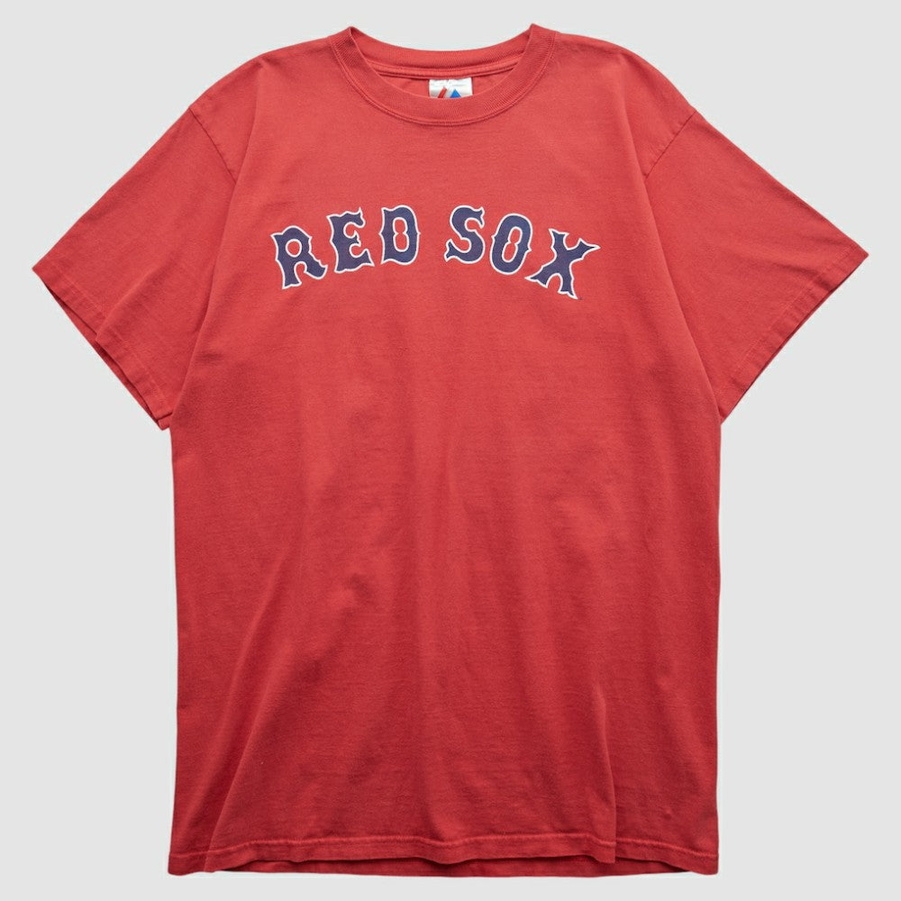 Boston Red Sox Majestic 2000s T-shirt - Red - Vintage T-shirts
