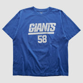 New York Giants Reebok 2000s T-shirt - Blue T-shirts