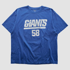New York Giants Reebok 2000s T-shirt - Blue T-shirts