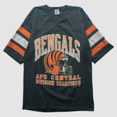 Cincinnati Bengals Logo 7 90s T-shirt - Black T-shirts