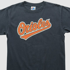 Baltimore Orioles Majestic 2000s T-shirt - Navy - Vintage T-shirts