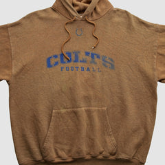 Indianapolis Colts NFL 2000s Hooded Pullover Sweatshirt - Brown Pullover
