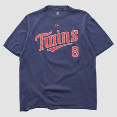 Minnesota Twins Majestic 2000s T-shirt - Navy - Vintage T-shirts