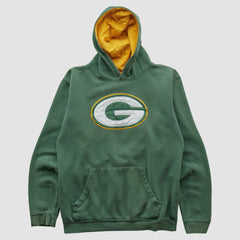 Green Bay Packers NFL 2000s Hooded Pullover Sweatshirt - Green Pullover