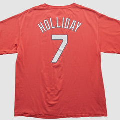 St. Louis Cardinals Majestic 2010s T-shirt - Red - XVintage T-shirts