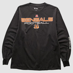 Cincinnati Bengals NFL 2000s Long Sleeve T-shirt - Black T-shirts
