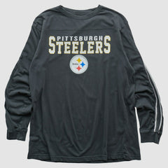 Pittsburgh Steelers Team Edition Apparel 2000s Long Sleeve T-shirt - Charcoal T-shirts