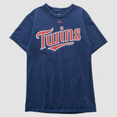 Minnesota Twins Majestic 2010 T-shirt - Navy - Vintage T-shirts