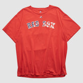 Boston Red Sox Majestic 2010s T-shirt - Red - Vintage T-shirts