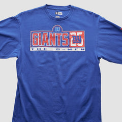 New York Giants NFL 2000s Long Sleeve T-shirt - Blue T-shirts
