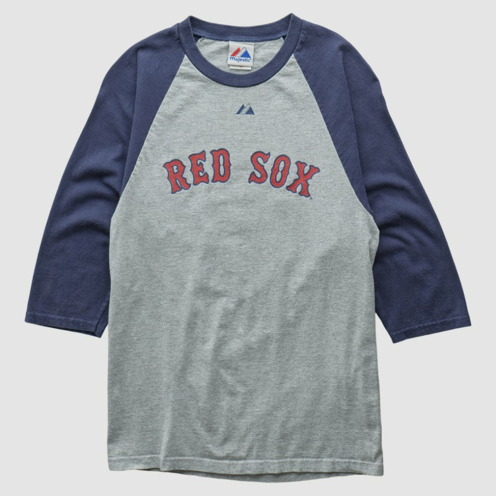 Boston Red Sox Majestic 2009 T-shirt - Heather Gray - XXVintage T-shirts