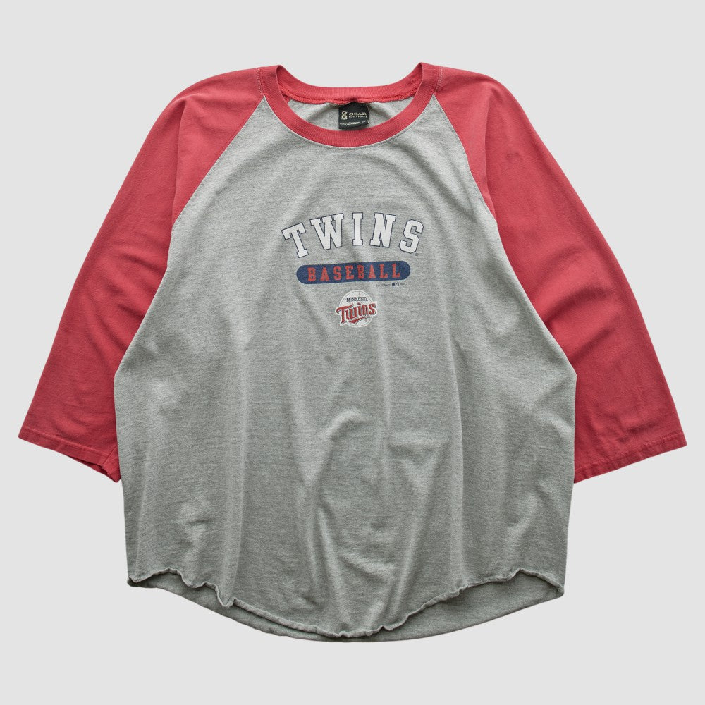Minnesota Twins Gear For Sports 2000s T-shirt - Heather Gray - Vintage T-shirts