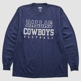 Dallas Cowboys Reebok 2000s Long Sleeve T-shirt - Navy T-shirts