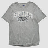 San Antonio Spurs Majestic 2000s T-shirt Heather Gray Vintage - Vintage