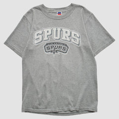 San Antonio Spurs Majestic 2000s T-shirt Heather Gray Vintage - Vintage