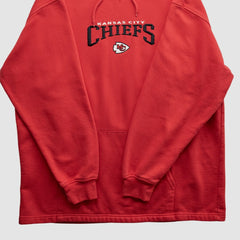 Kansas City Chiefs NFL 2000s Hooded Pullover Sweatshirt - Red Pullover