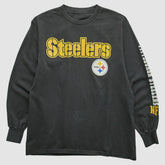 Pittsburgh Steelers 2000s Long Sleeve T-shirt - Black T-shirts