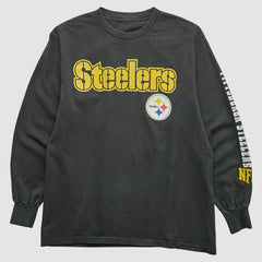 Pittsburgh Steelers 2000s Long Sleeve T-shirt - Black T-shirts
