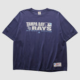 Tampa Bay Rays Majestic 2000s T-shirt - Navy - 3XVintage T-shirts