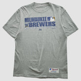 Milwaukee Brewers 2008 T-shirt - Heather Gray - Vintage T-shirts