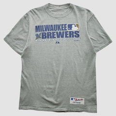Milwaukee Brewers 2008 T-shirt - Heather Gray - Vintage T-shirts
