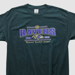 Baltimore Ravens Delta 2000s T-shirt - Green T-shirts